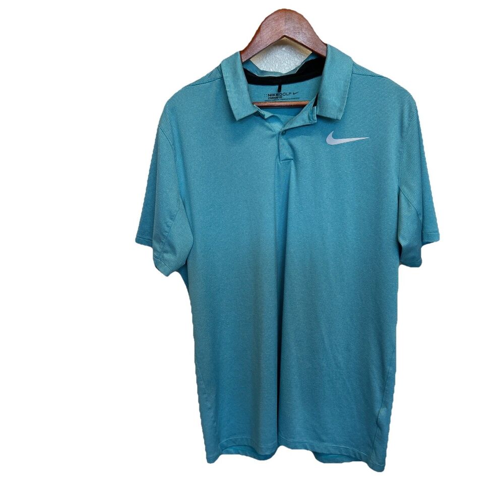 Nike Men's Teal Polo Shirt